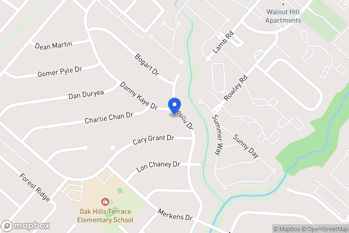 Map of 5602  Danny Kaye Dr