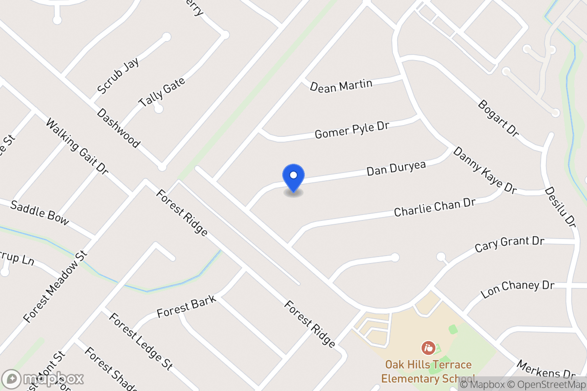 Map of 5822  Dan Duryea St