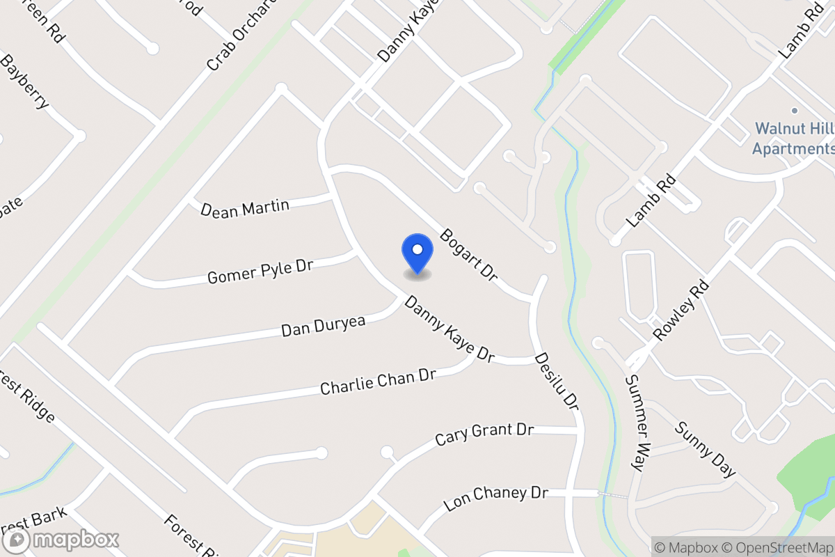 Map of 5703  Danny Kaye Dr