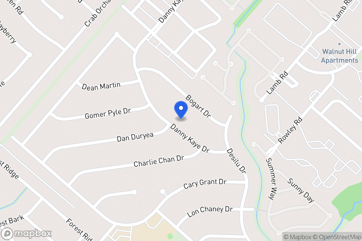 Map of 5631  Danny Kaye Dr
