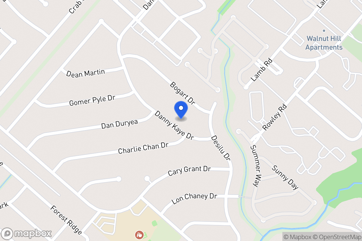 Map of 5619  Danny Kaye Dr