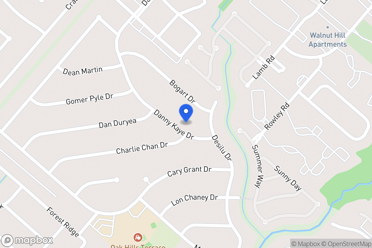 Map of 5615  Danny Kaye Dr