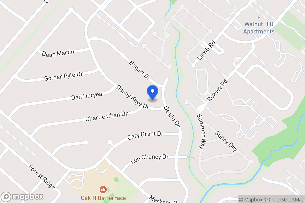 Map of 5607  Danny Kaye Dr