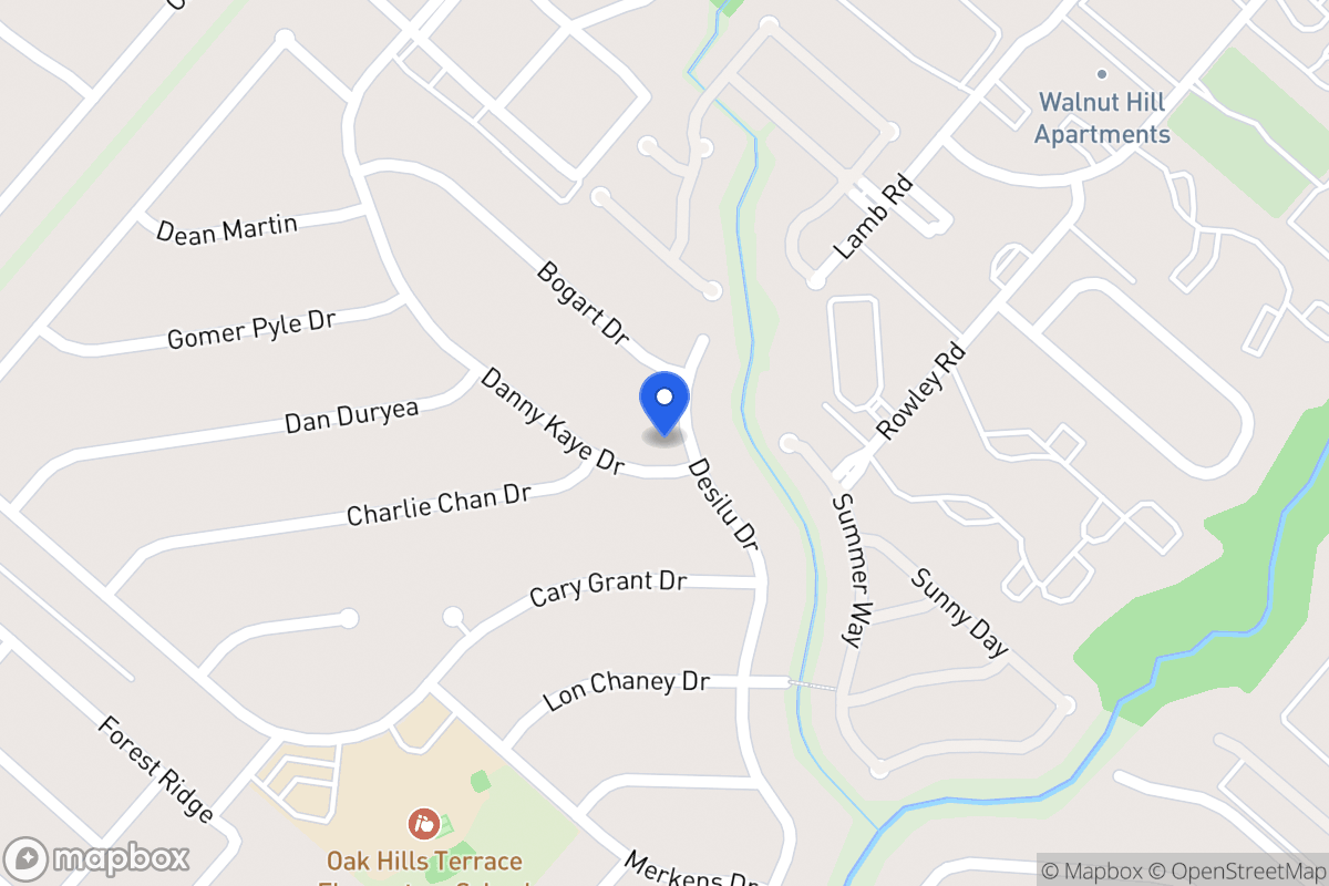 Map of 5603  Danny Kaye Dr