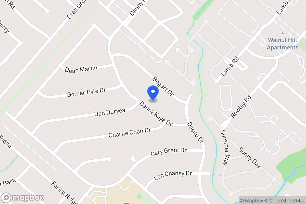 Map of 5627  Danny Kaye Dr
