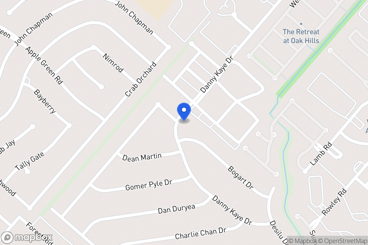 Map of 5827  Danny Kaye Dr