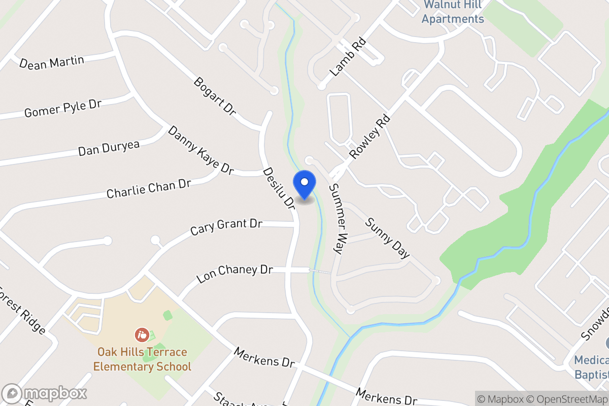Map of 7222  Desilu Dr