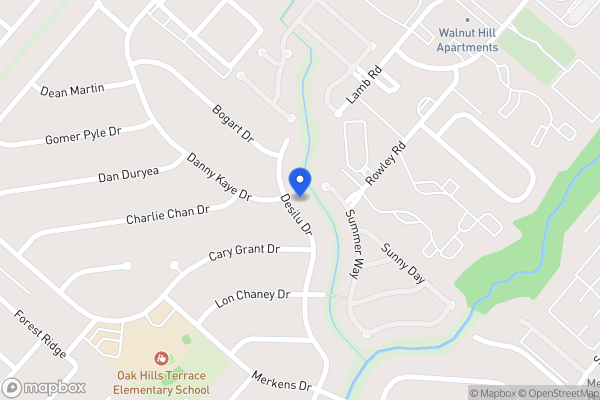 Map of 7234  Desilu Dr