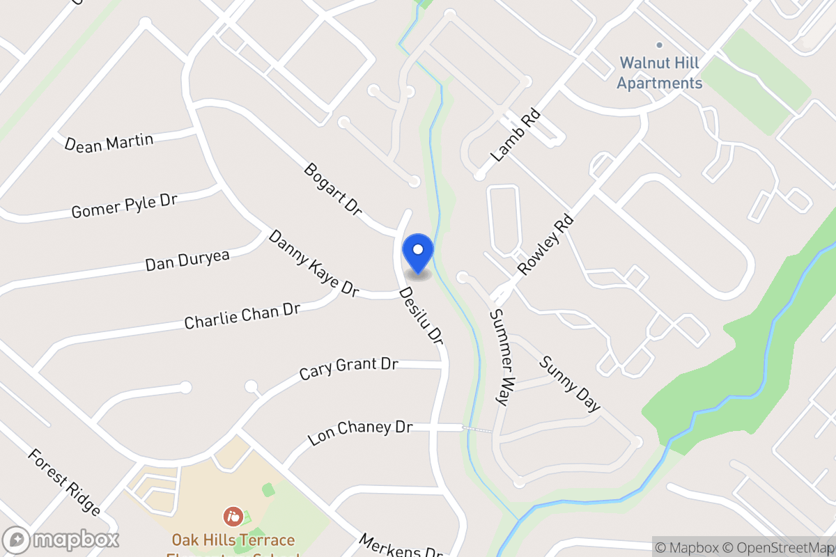 Map of 7302  Desilu Dr