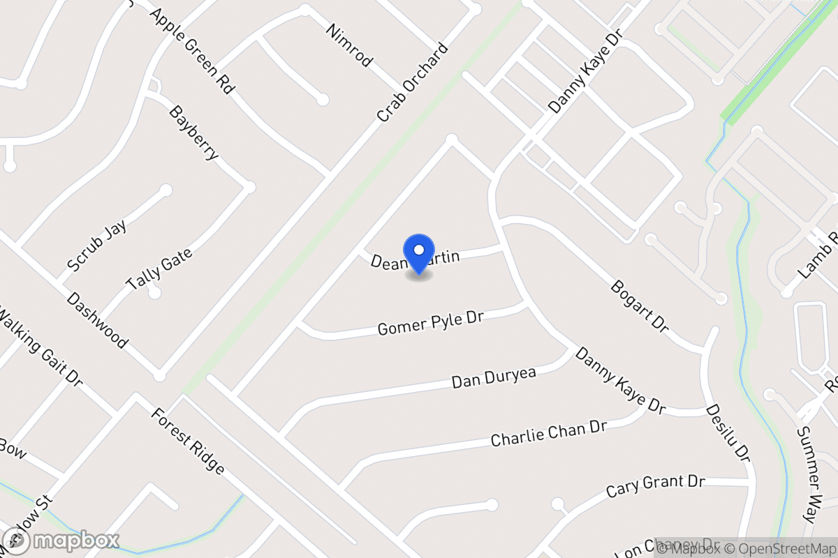 Map of 5822  Dean Martin St