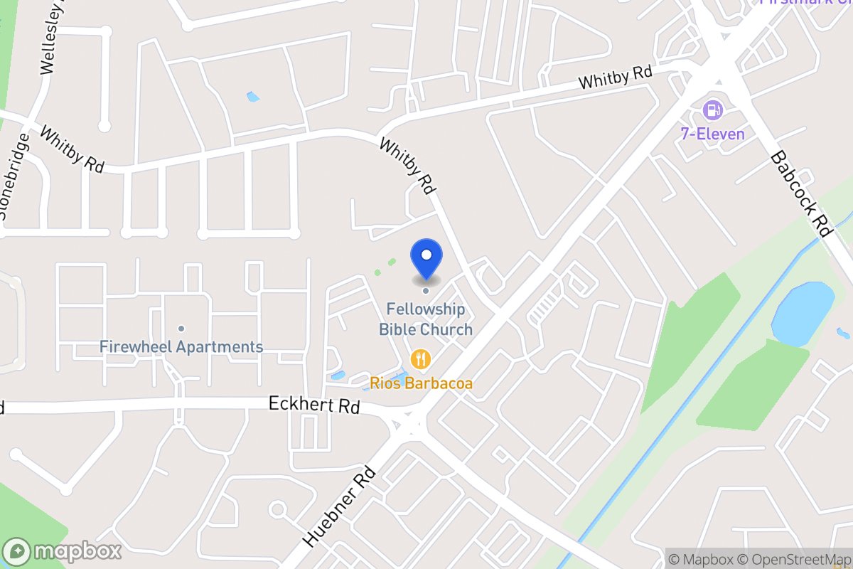 Map of 8603  Huebner Rd