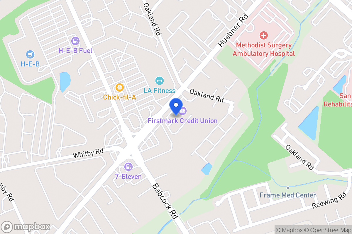 Map of 8960  Huebner Rd