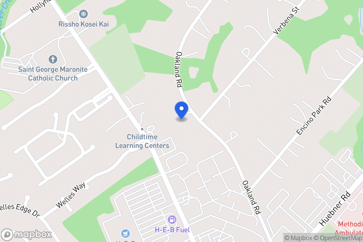 Map of 9397  Oakland Rd