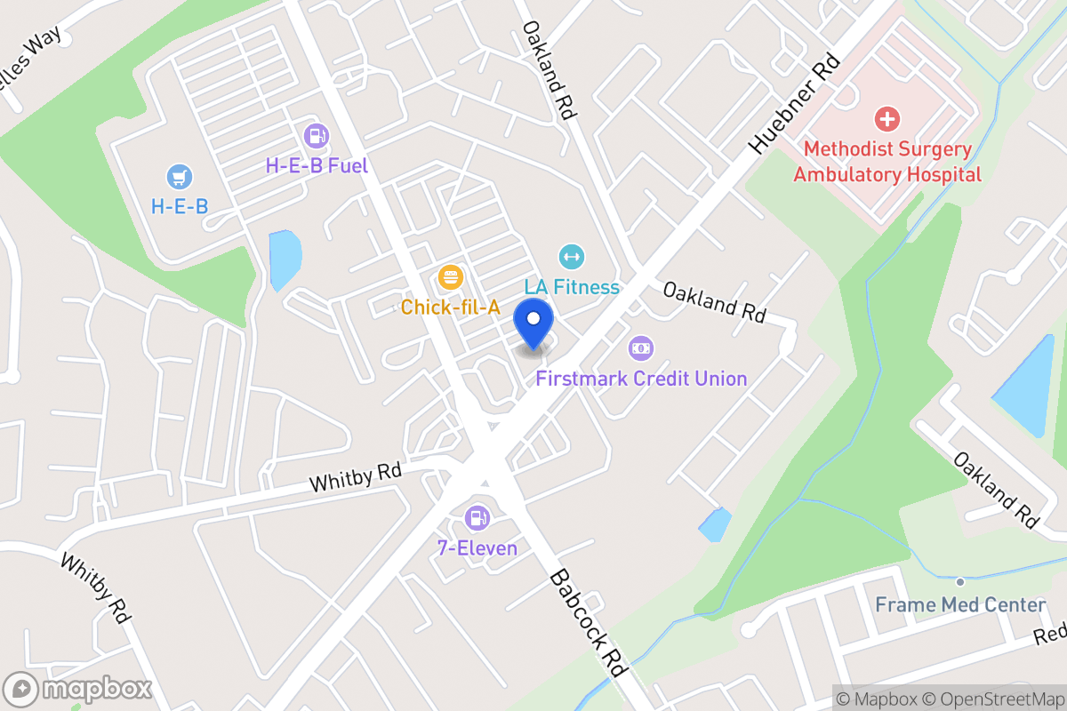 Map of 8811  Huebner Rd