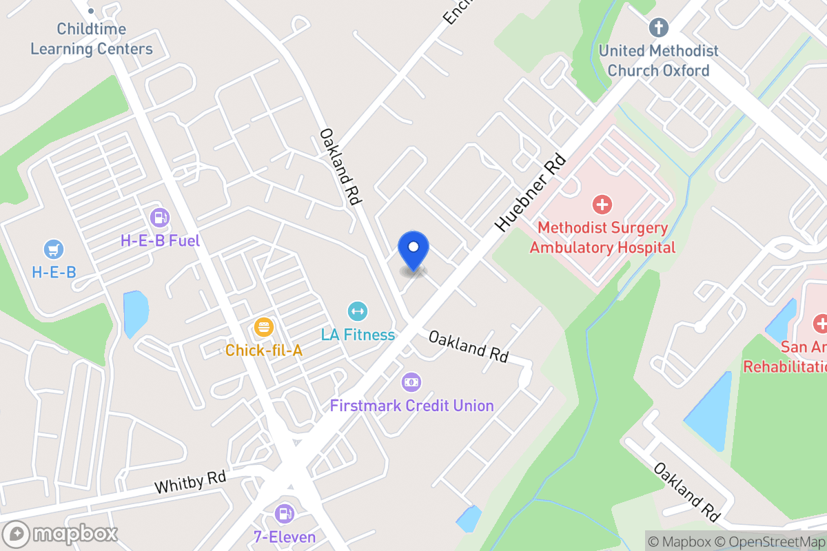 Map of 9003  Huebner Rd