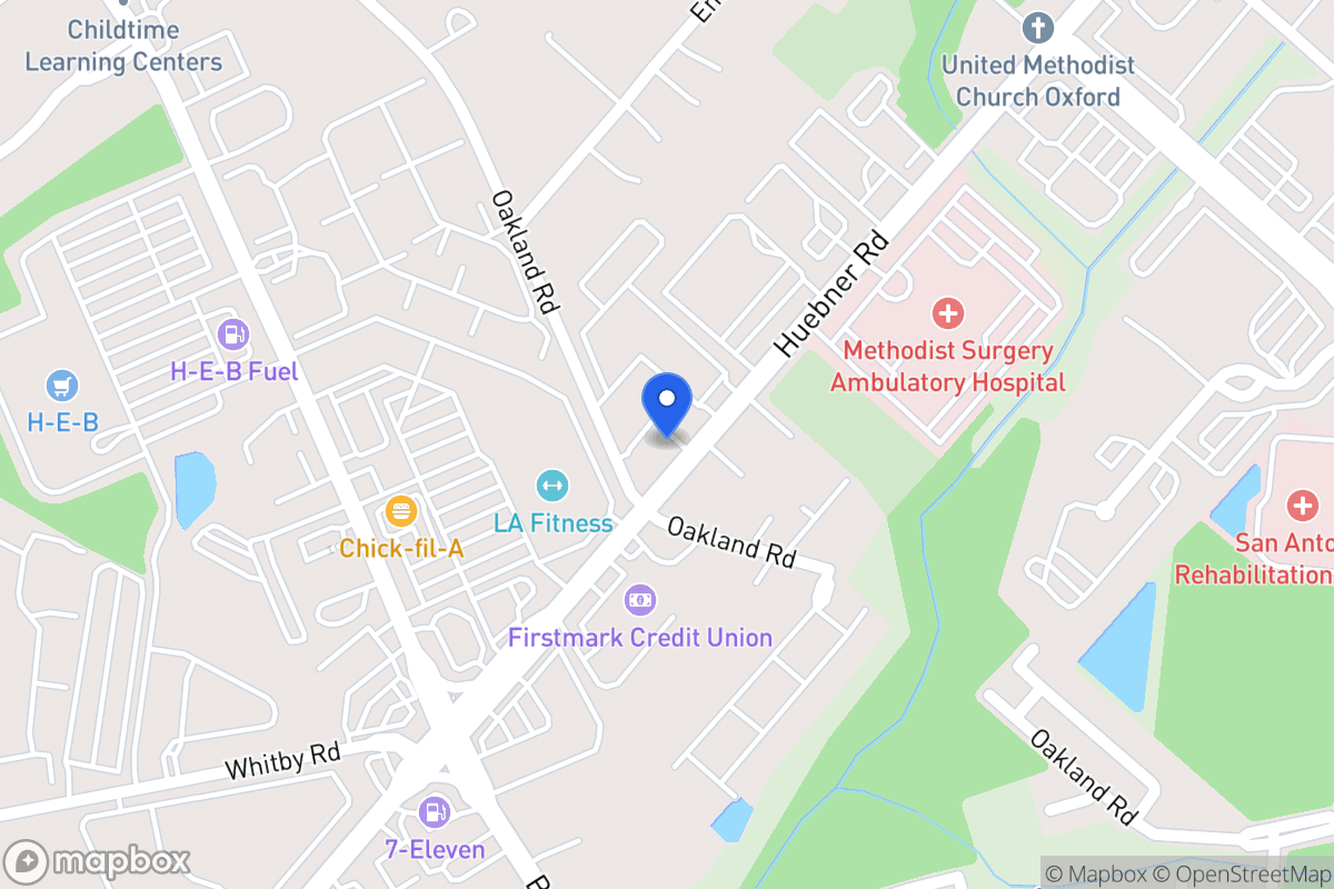 Map of 8969  Huebner Rd