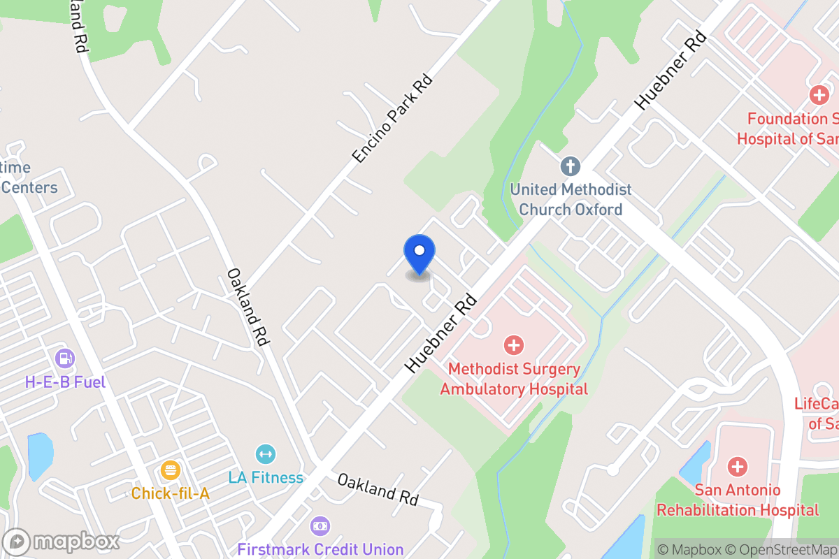 Map of 9153  Huebner Rd