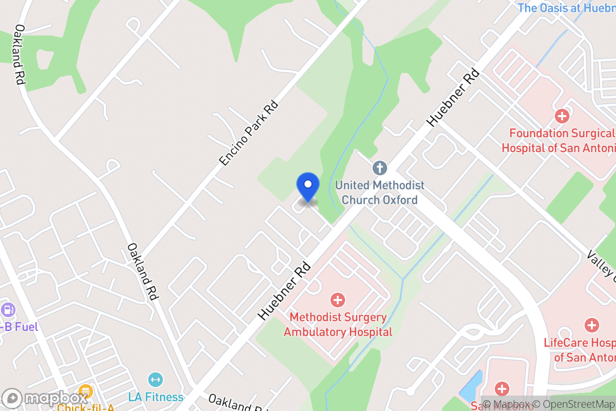 Map of 9207  Huebner Rd