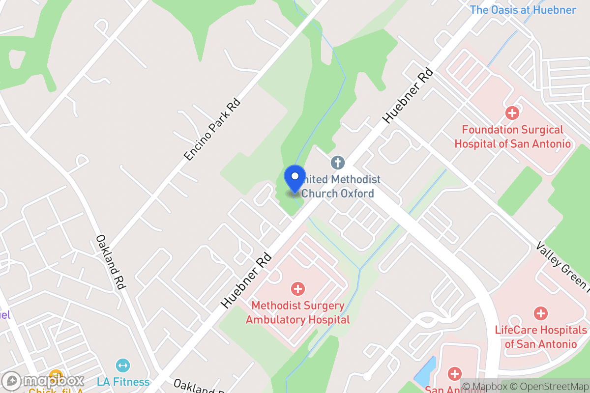 Map of 9263  Huebner Rd