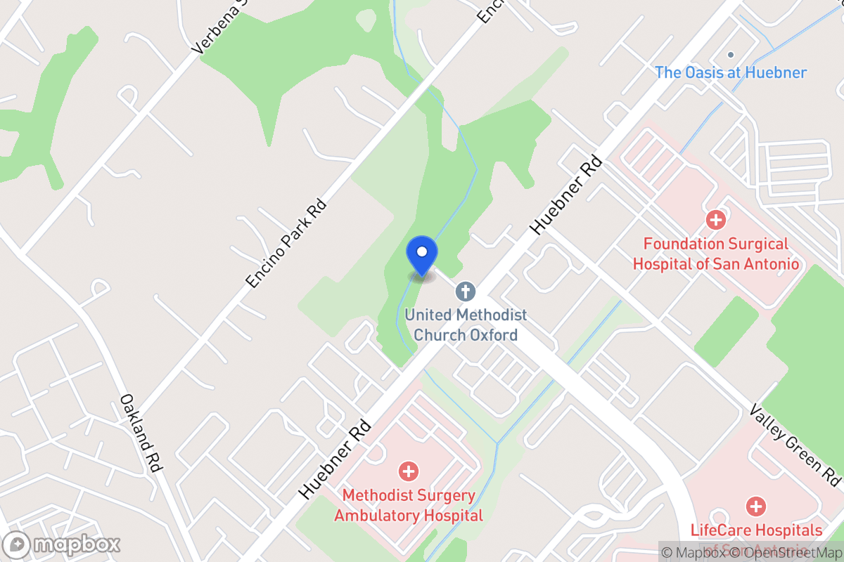 Map of 9325  Huebner Rd