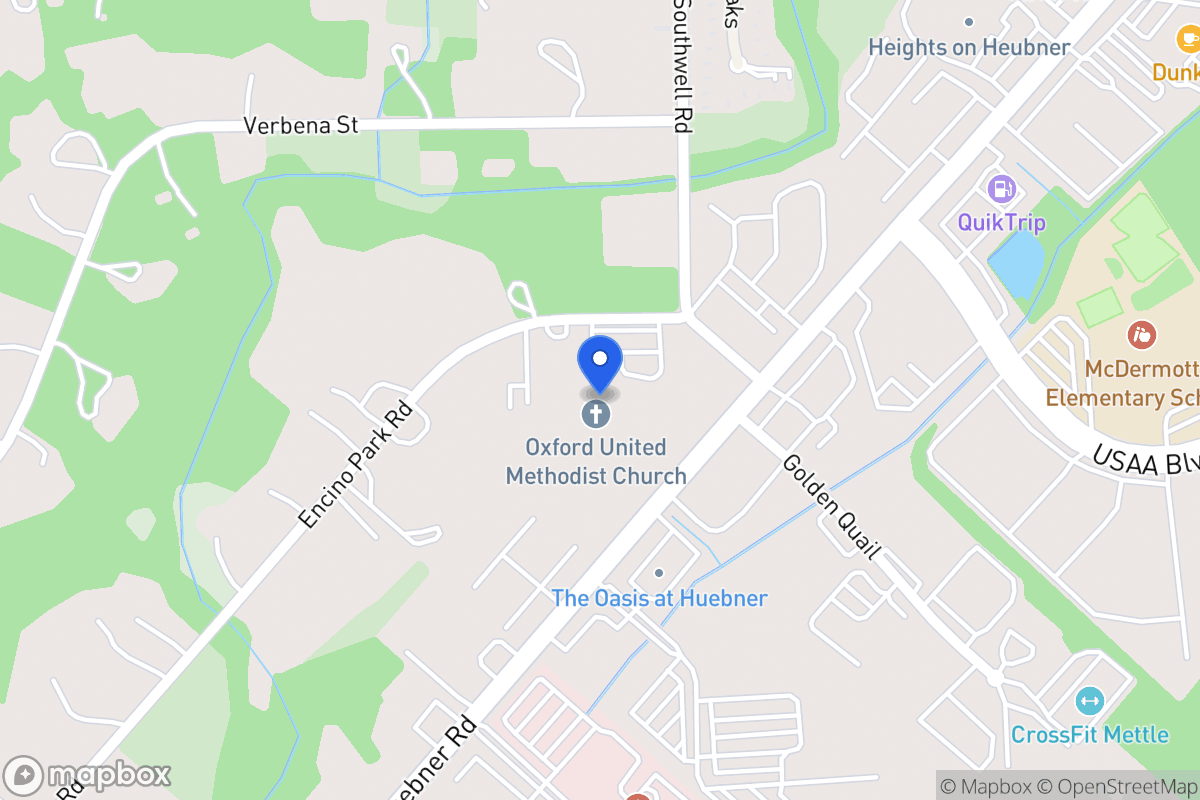 Map of 9739  Huebner Rd