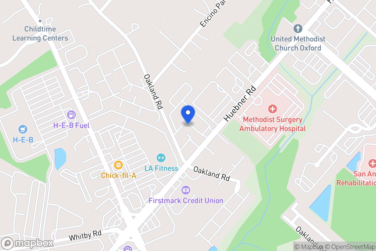 Map of 9023  Huebner Rd