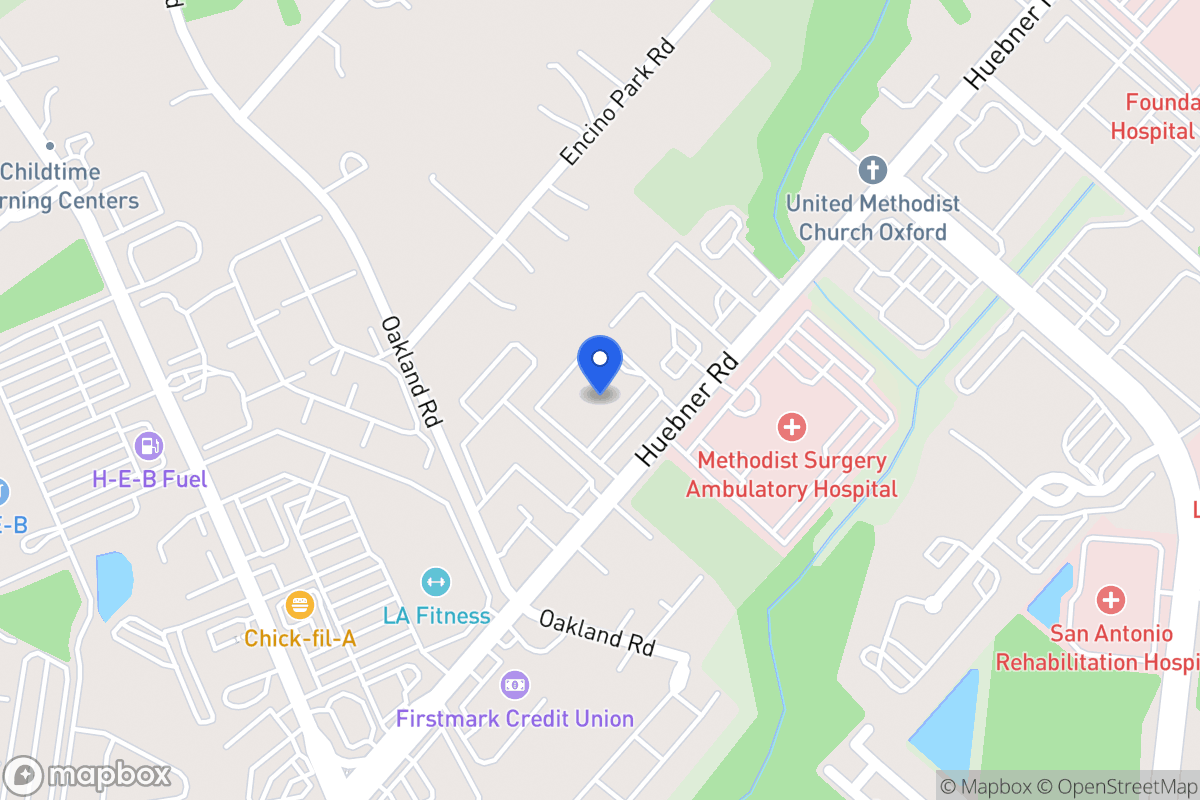 Map of 9035  Huebner Rd