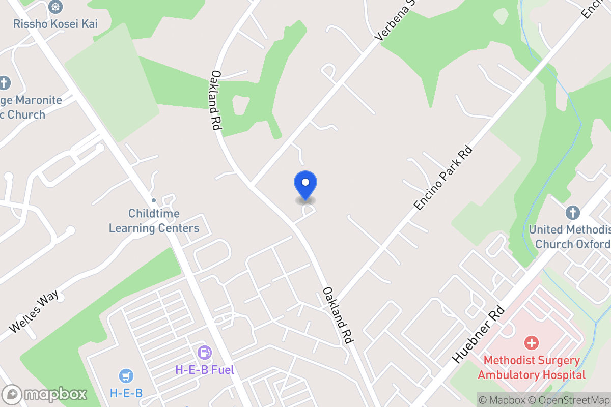 Map of 9318  Oakland Rd