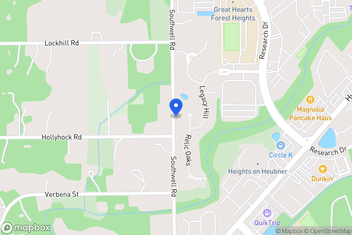 Map of 10380  Southwell Rd