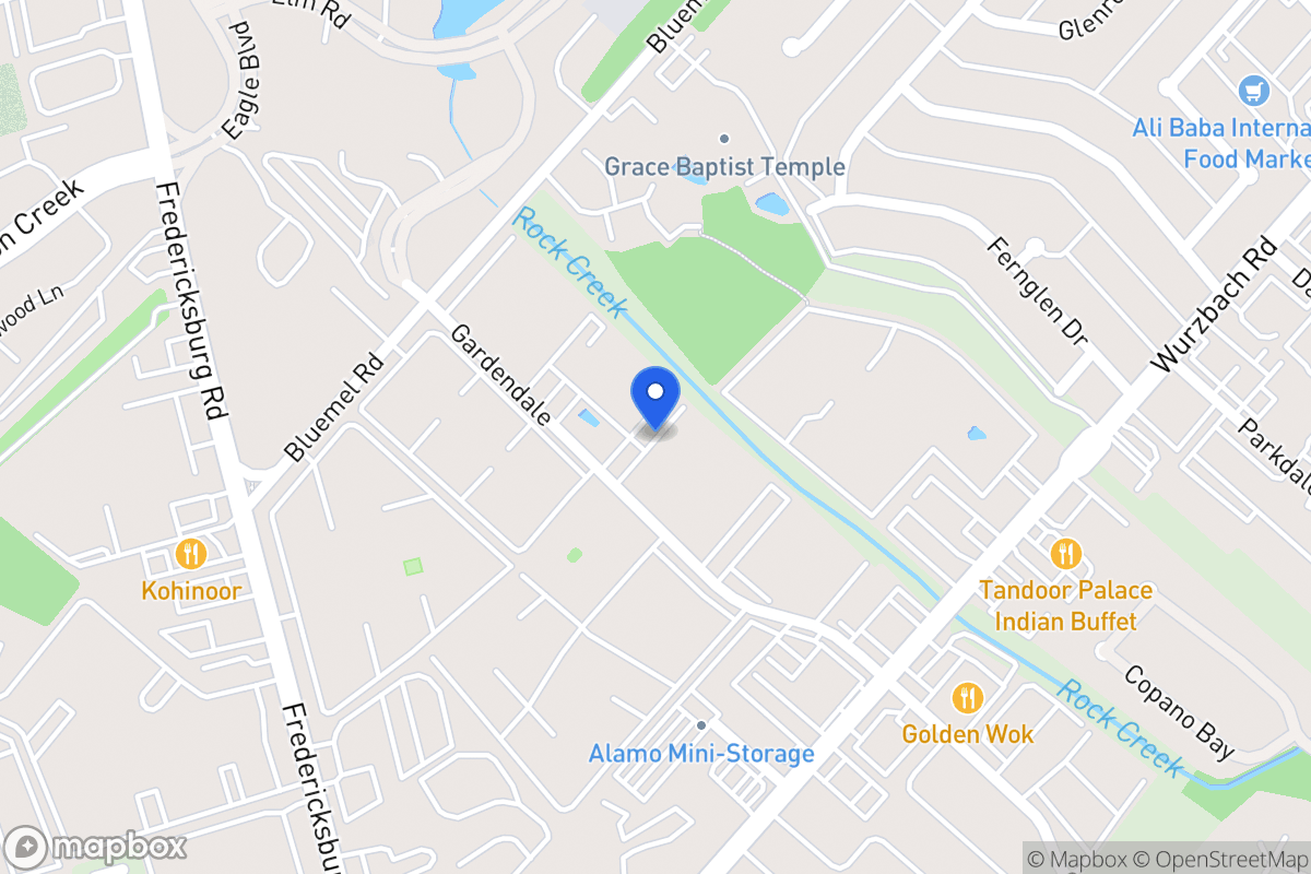 Map of 4411  Gardendale St
