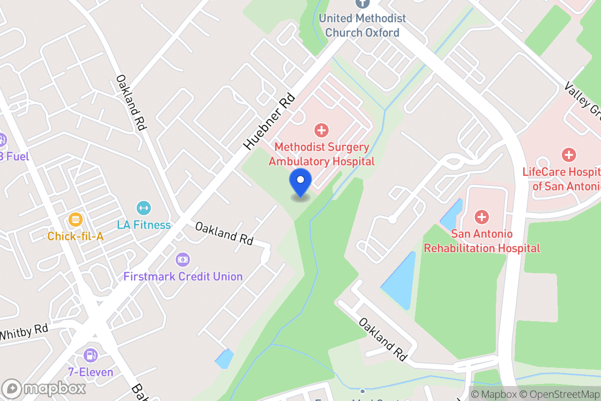 Map of 9022  Huebner Rd
