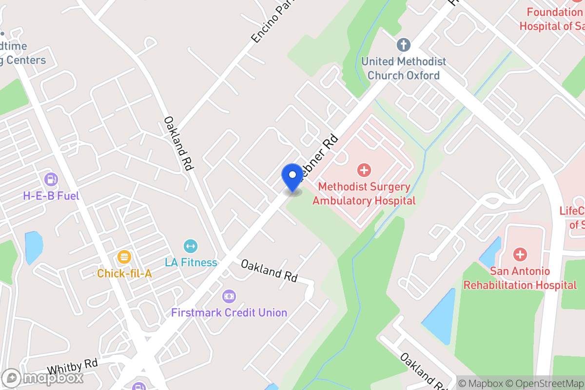 Map of 8998  Huebner Rd