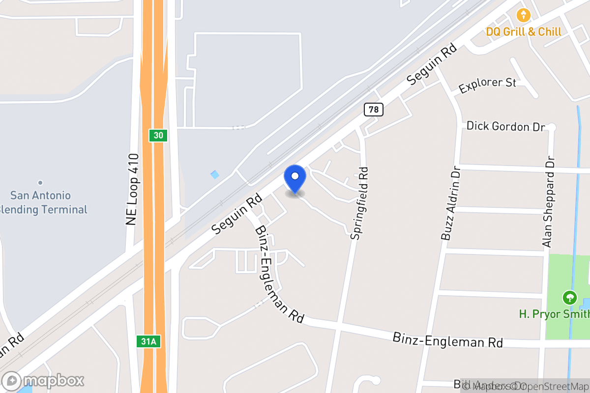 Map of 4620  Seguin Rd