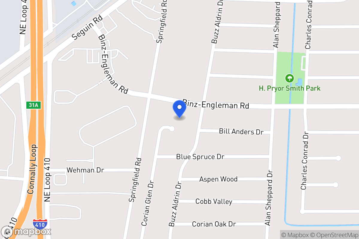 Map of 2633  Corian Glen Dr