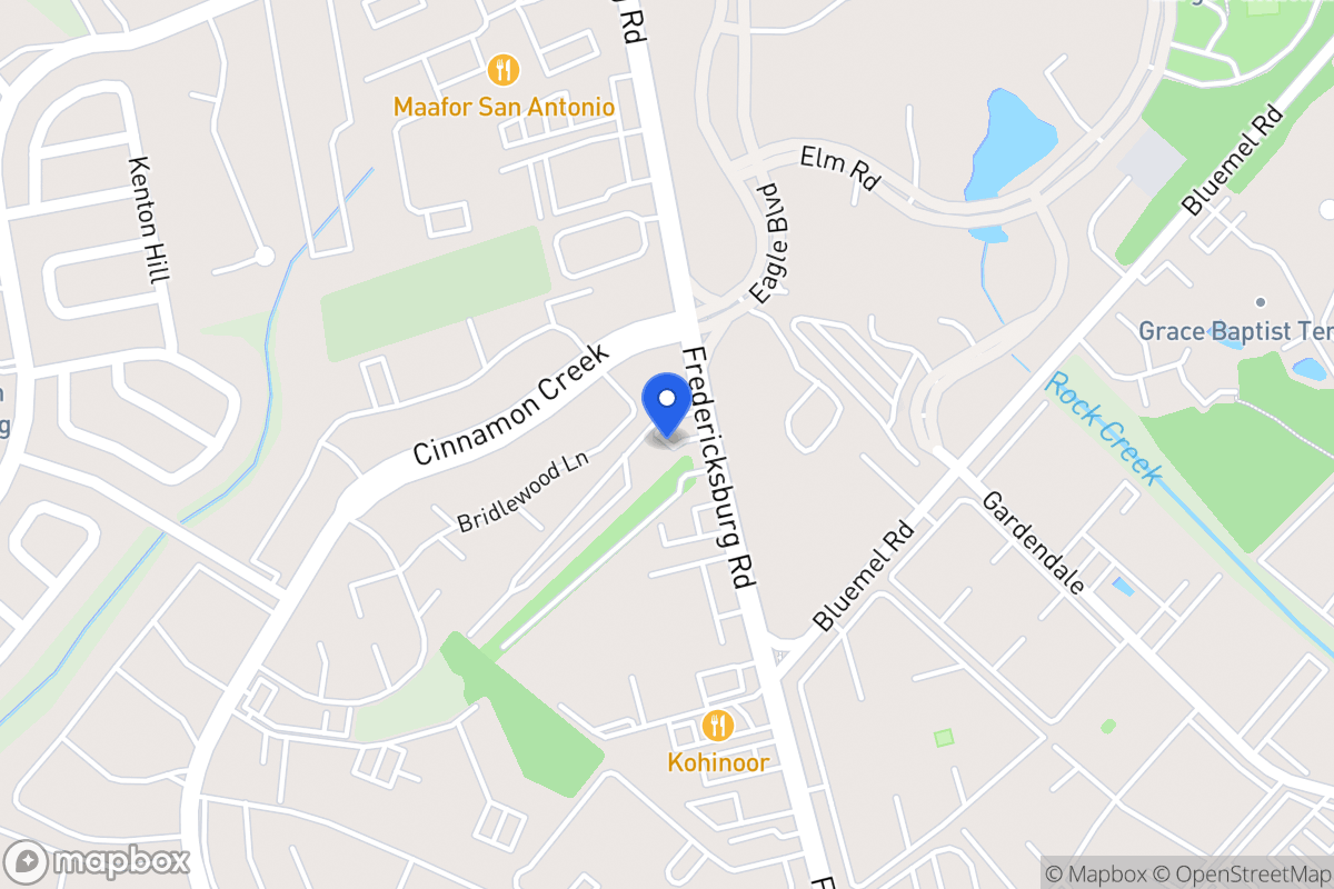 Map of 9523  Fredericksburg Rd