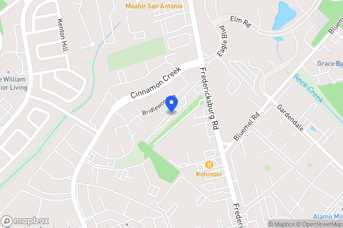 Map of 9529  Fredericksburg Rd