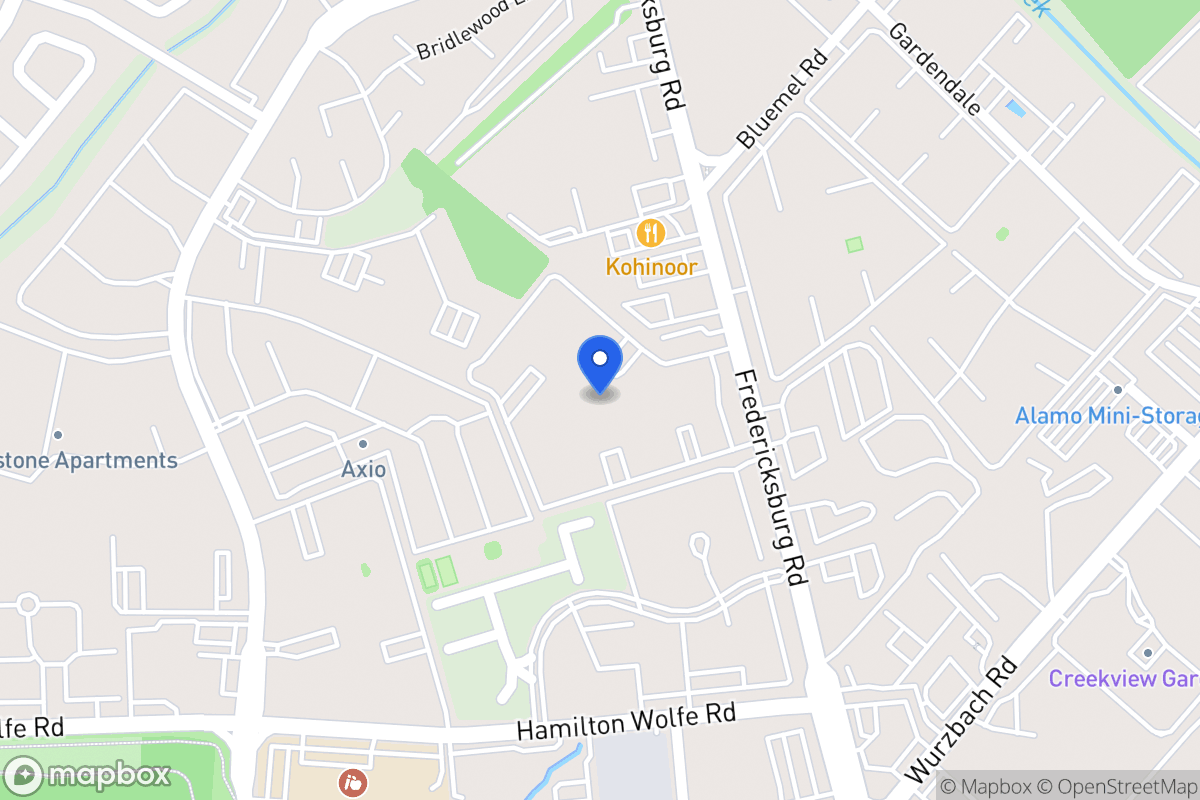 Map of 8727  Fredericksburg Rd