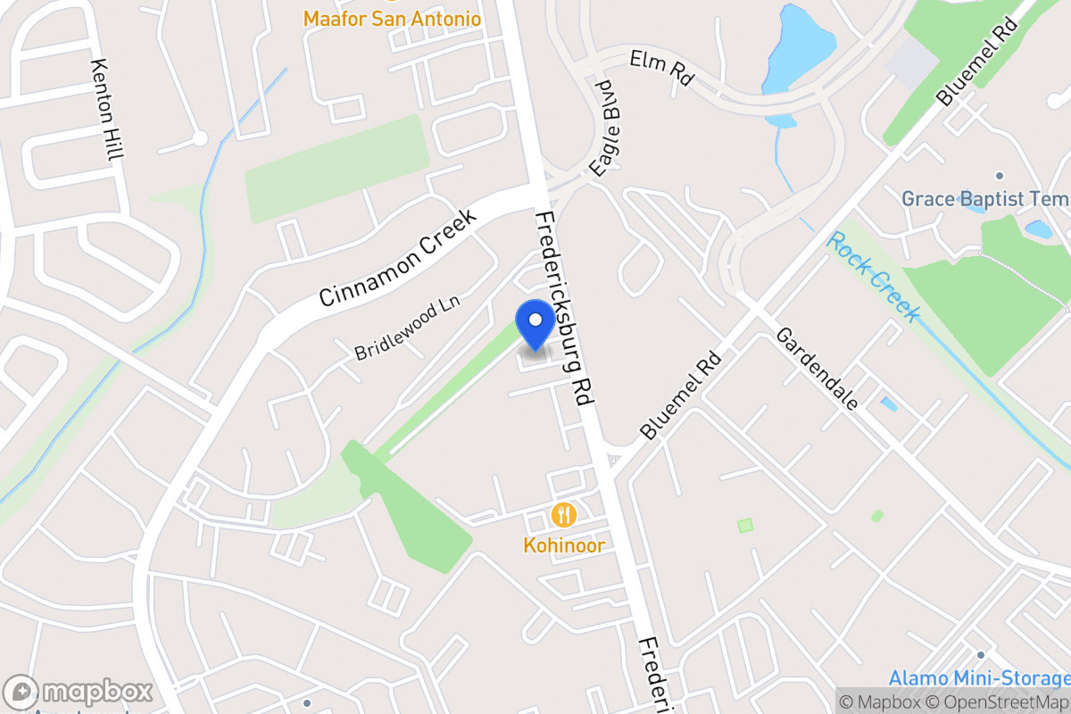 Map of 9513  Fredericksburg Rd