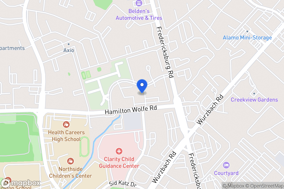 Map of 8637  Fredericksburg Rd