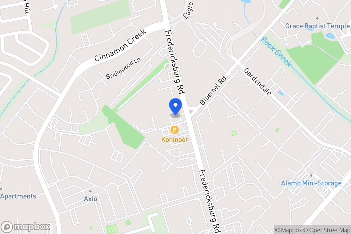 Map of 9429  Fredericksburg Rd