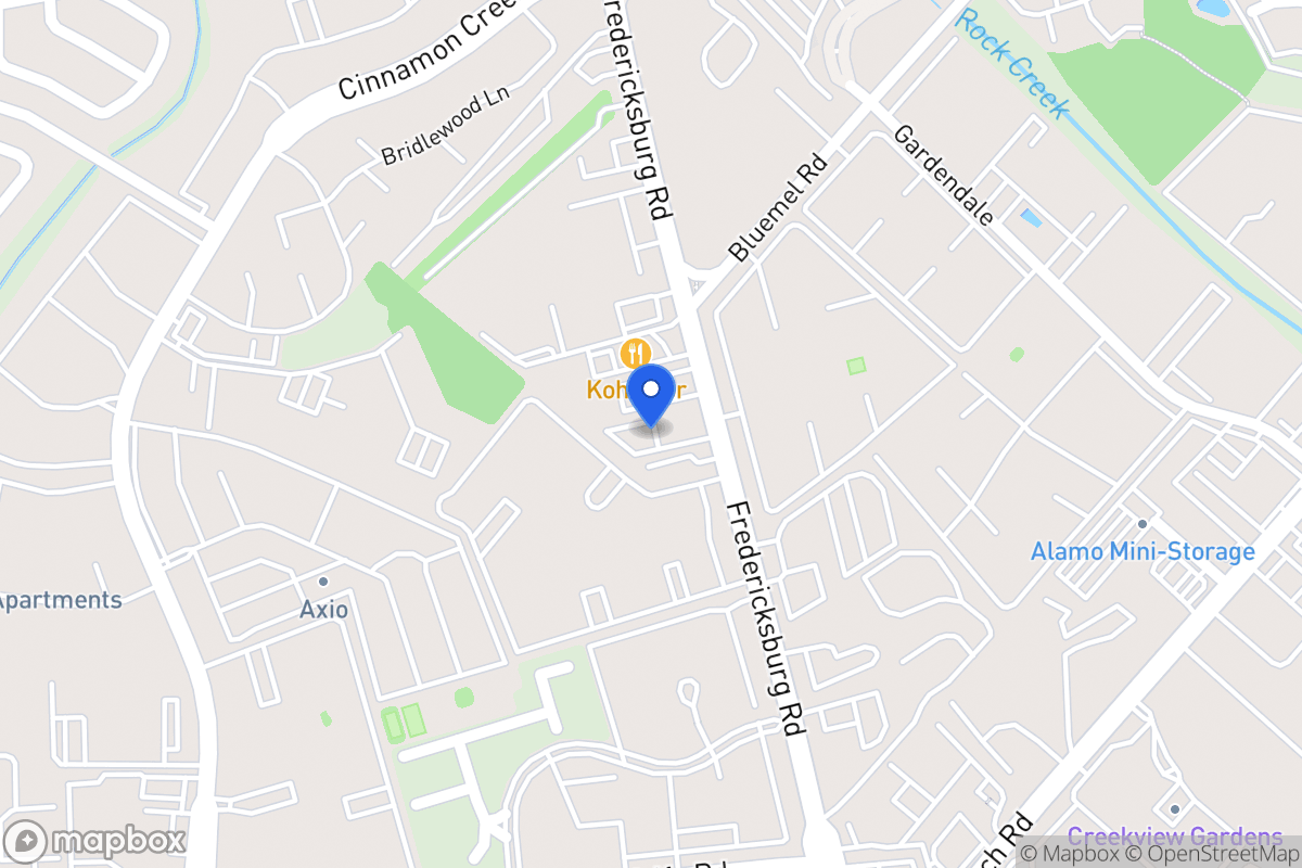 Map of 8811  Fredericksburg Rd
