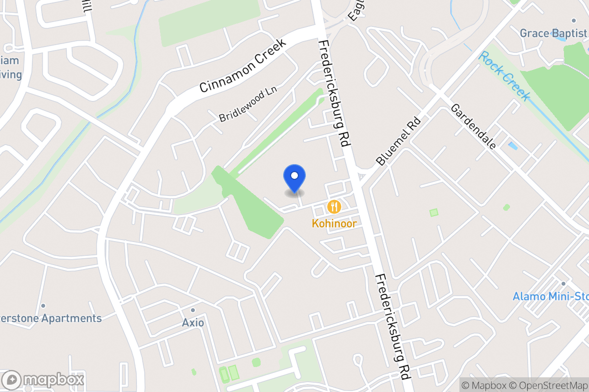 Map of 9433  Fredericksburg Rd
