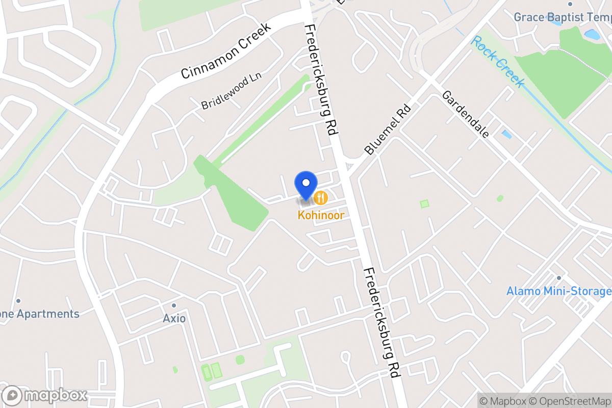 Map of 9425  Fredericksburg Rd