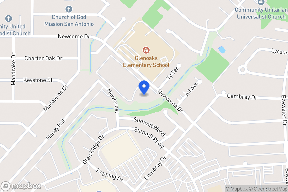Map of 5100  Newcome Dr