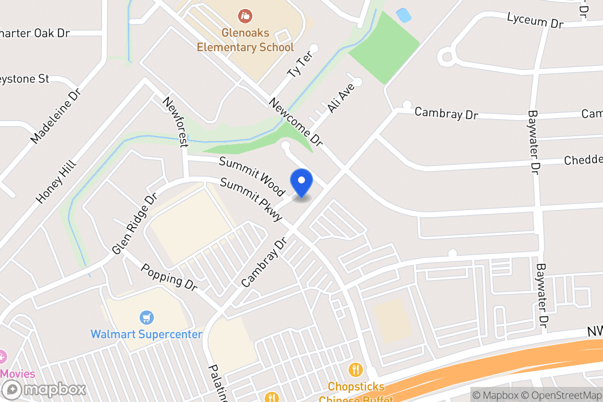 Map of 6406  Summit Oak