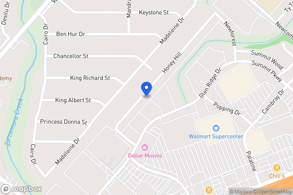 Map of 6428  Honey Hl