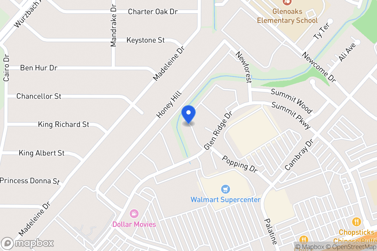 Map of 5111  Glen Ridge Dr