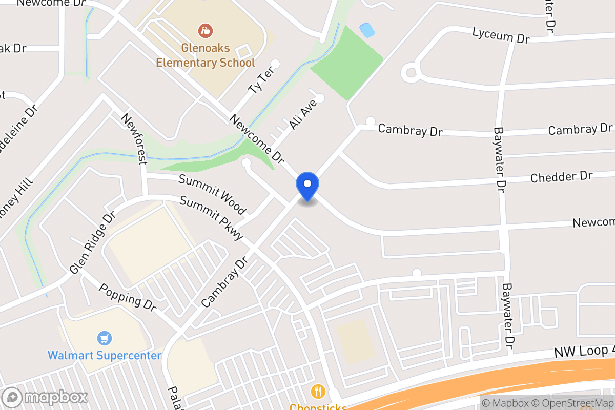 Map of 4926  Newcome Dr