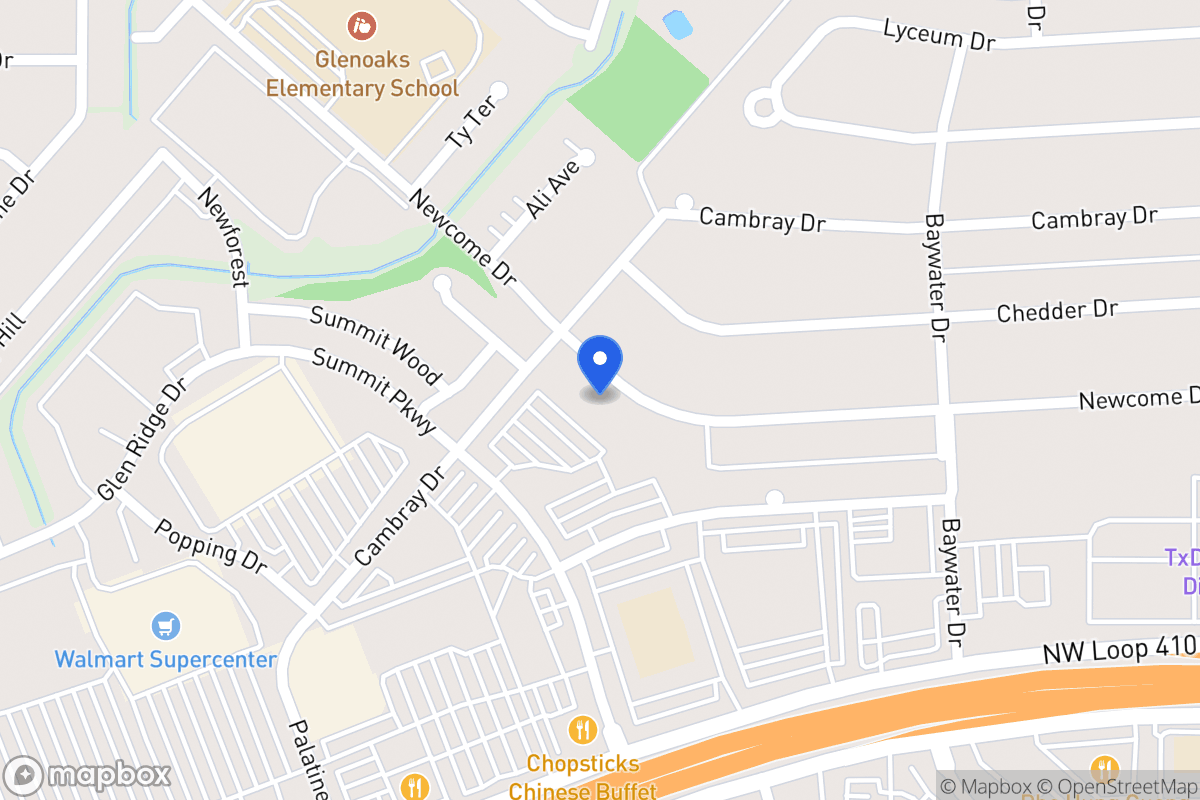 Map of 4918  Newcome Dr