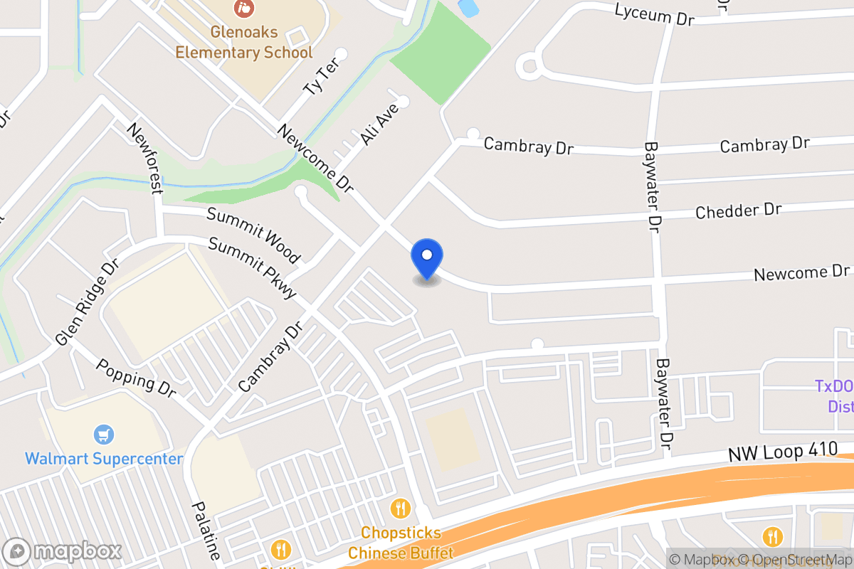 Map of 4914  Newcome Dr